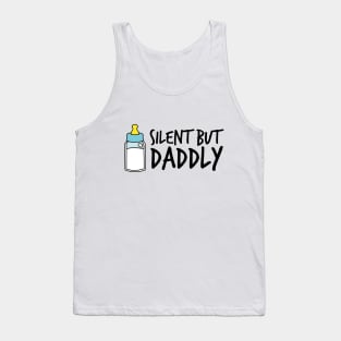 Silent but daddly funny Milk Bottle 02 Tank Top